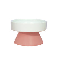 HKM-3287741 Ceramic Elevated Cat Water Bowl with Wide Mouth Design