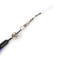 HKM-3288381 Telescopic Three-Section Cat Toy Pole with Plush Caterpillar and Feather Replacement Heads