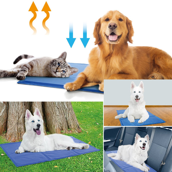 HKM-3289405 Cooling Pet Mat for Dogs and Cats - Pressure-Activated Ice Pad for Joint Comfort and Summer Relief