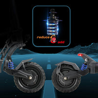 HKM-328979 Foldable 250W Dual Motor Electric Scooter with 10-Inch Wheels, 60V Lithium Battery, 70KM Range