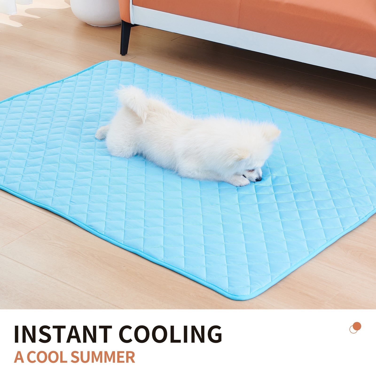 HKM-3290813 Cooling Pet Mat and Sleeping Pad for Dogs and Cats, Waterproof Self-Cooling Design
