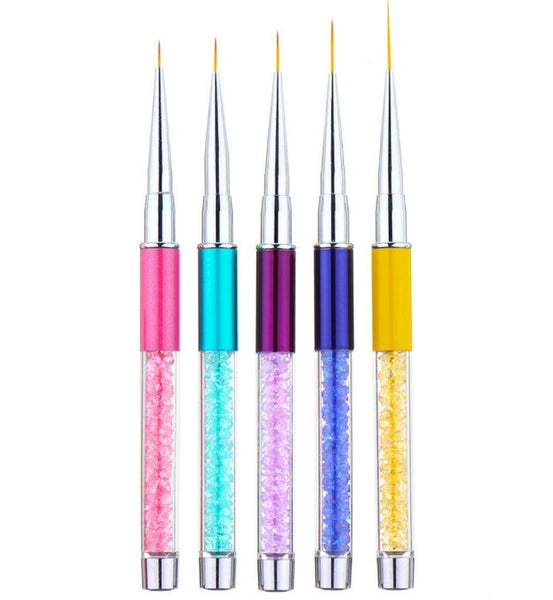 HKM-329107 Acrylic Nail Art Liner Brush for French Lines - Various Sizes Available