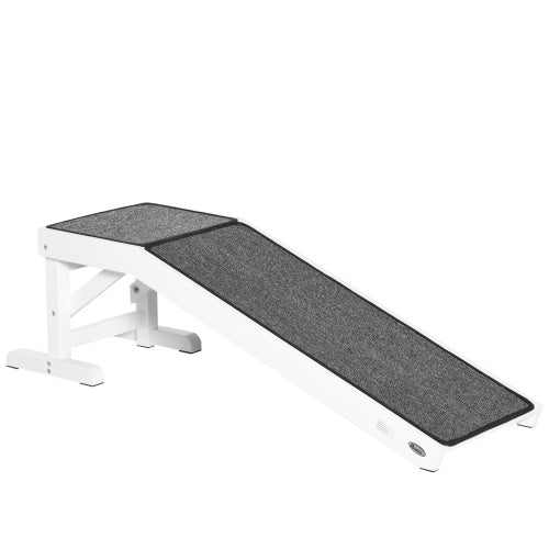 HKM-3291709 Pet Ramp with Non-Slip Carpet and Easy Access Top Platform, 49" x 16" x 14"