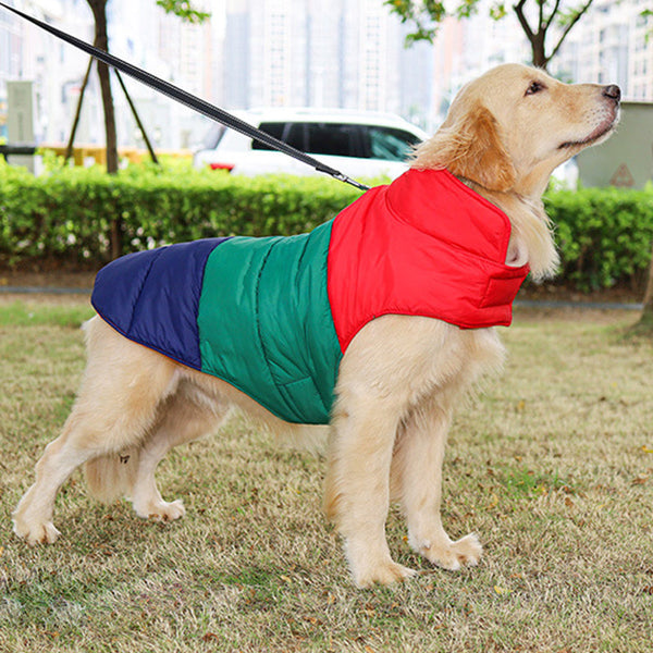 HKM-3292989 Water-Repellent Down Jacket for Pets - Warm & Cozy Autumn/Winter Wear