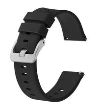 HKM-329299 Slim Silicone Watch Bands with Quick Release - 22mm, Adjustable & Breathable for Comfortable Fit