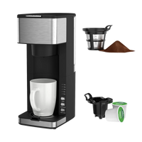 HKM-329363 Single Serve Coffee Maker with Reusable Capsule Filter for Fresh Brews