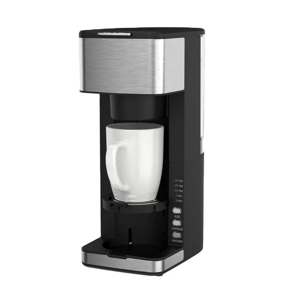 HKM-329363 Single Serve Coffee Maker with Reusable Capsule Filter for Fresh Brews