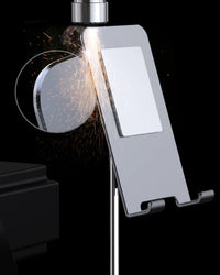 HKM-329491 Aluminum Alloy Telescopic Desktop Bracket for Mobile Phones and Tablets, Adjustable Size 4-12.9 inches