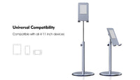 HKM-329491 Aluminum Alloy Telescopic Desktop Bracket for Mobile Phones and Tablets, Adjustable Size 4-12.9 inches