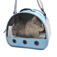 HKM-3296957 Pet Messenger Bag for Hamsters - Portable Shoulder Bag in Black, Light Blue, and Pink, Made of Oxford Cloth and PVC/Nylon