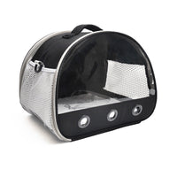HKM-3296957 Pet Messenger Bag for Hamsters - Portable Shoulder Bag in Black, Light Blue, and Pink, Made of Oxford Cloth and PVC/Nylon