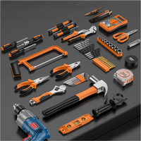 HKM-329811 19-Piece Professional Car Repair Tool Set for Home Users - Hand Screwdrivers and Socket Mechanics Tools
