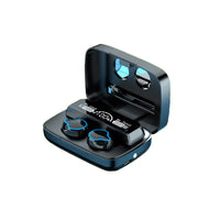 HKM-329811 Bluetooth Wireless Headset with Power Display, Voice Control, and Multi-Point Connectivity