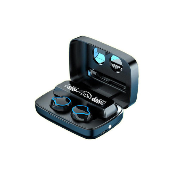 HKM-329811 Bluetooth Wireless Headset with Power Display, Voice Control, and Multi-Point Connectivity