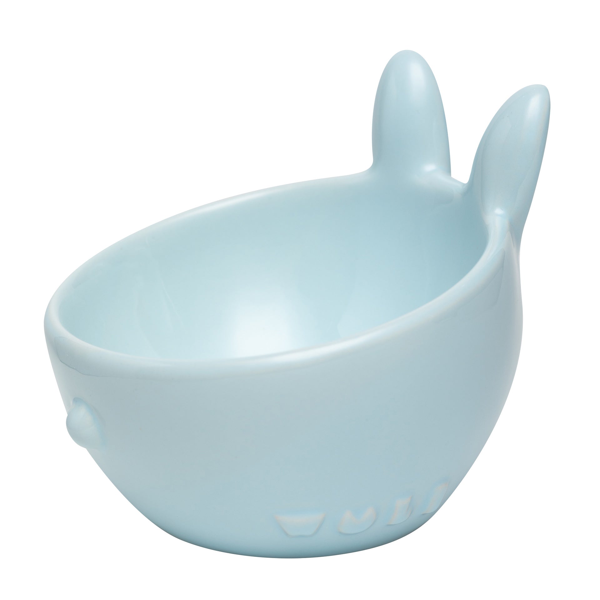 HKM-3299261 Cute Bunny and Octopus Ceramic Pet Bowls - Pink, Blue, Teal Green, Purple Options