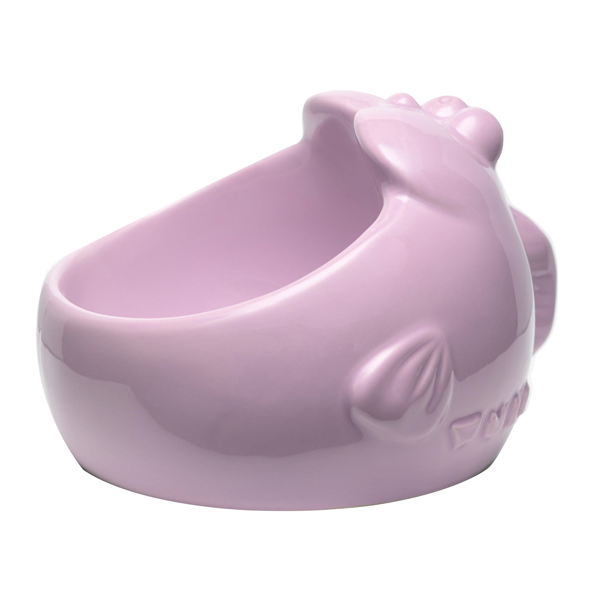 HKM-3299261 Cute Bunny and Octopus Ceramic Pet Bowls - Pink, Blue, Teal Green, Purple Options