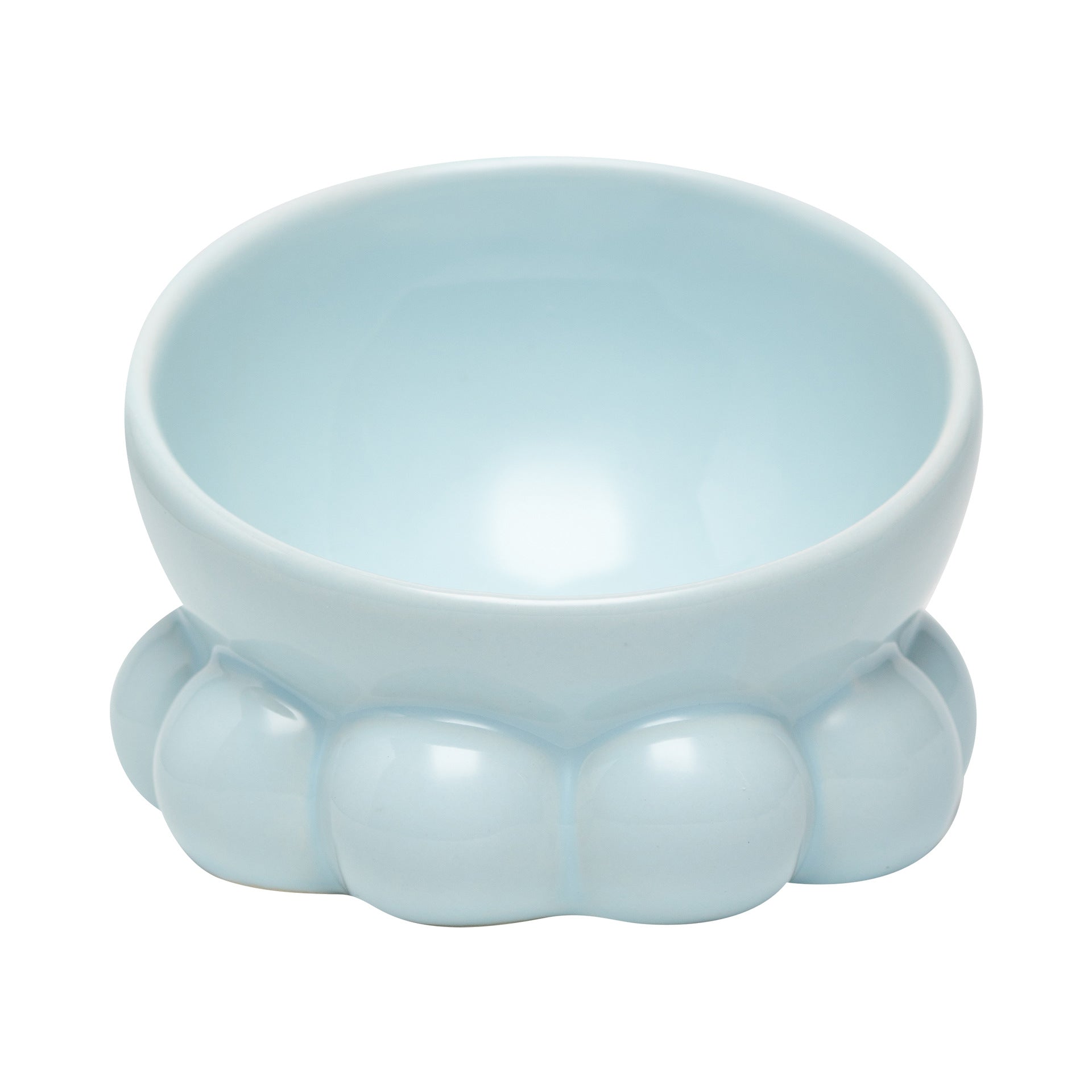 HKM-3299261 Cute Bunny and Octopus Ceramic Pet Bowls - Pink, Blue, Teal Green, Purple Options