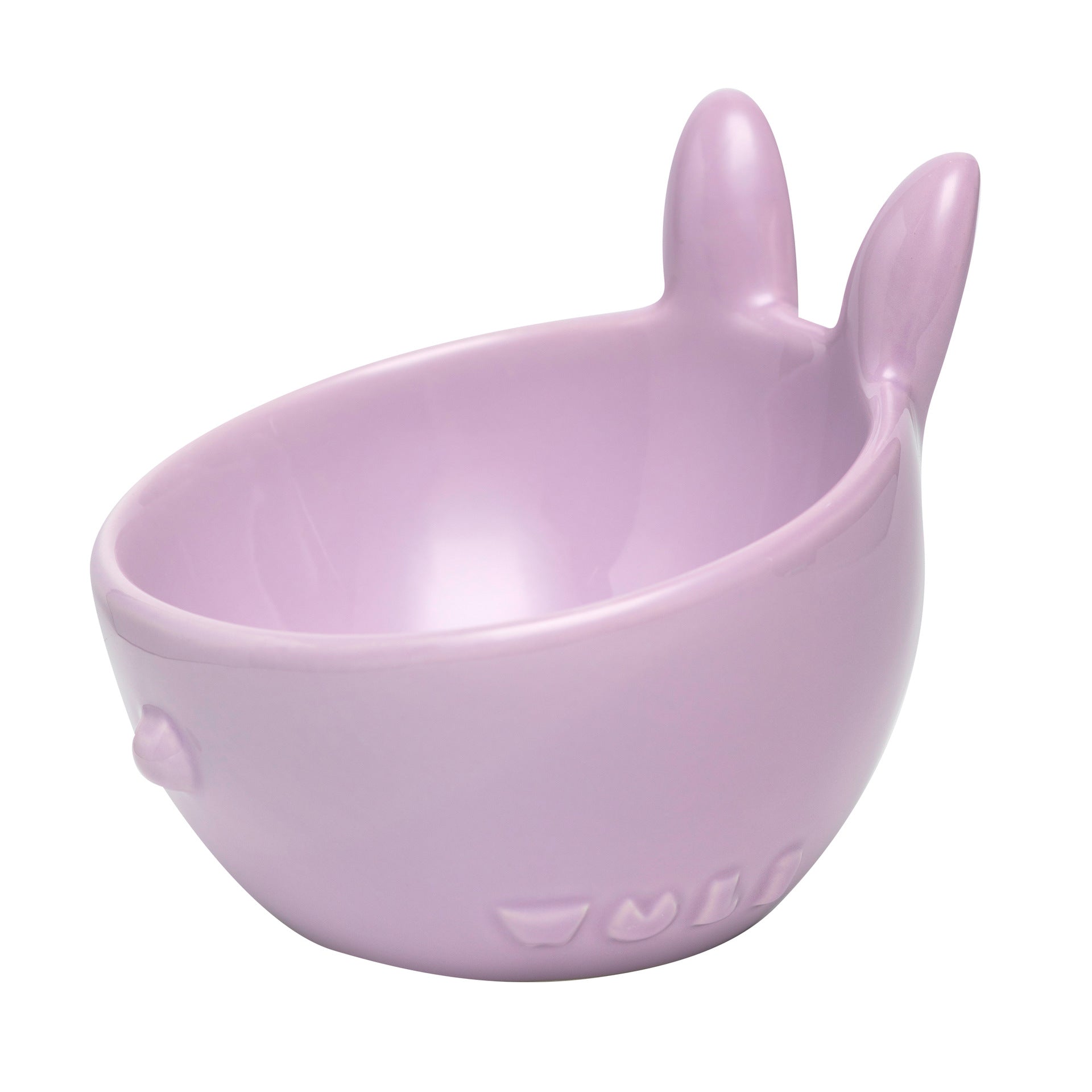 HKM-3299261 Cute Bunny and Octopus Ceramic Pet Bowls - Pink, Blue, Teal Green, Purple Options