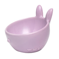 HKM-3299261 Cute Bunny and Octopus Ceramic Pet Bowls - Pink, Blue, Teal Green, Purple Options