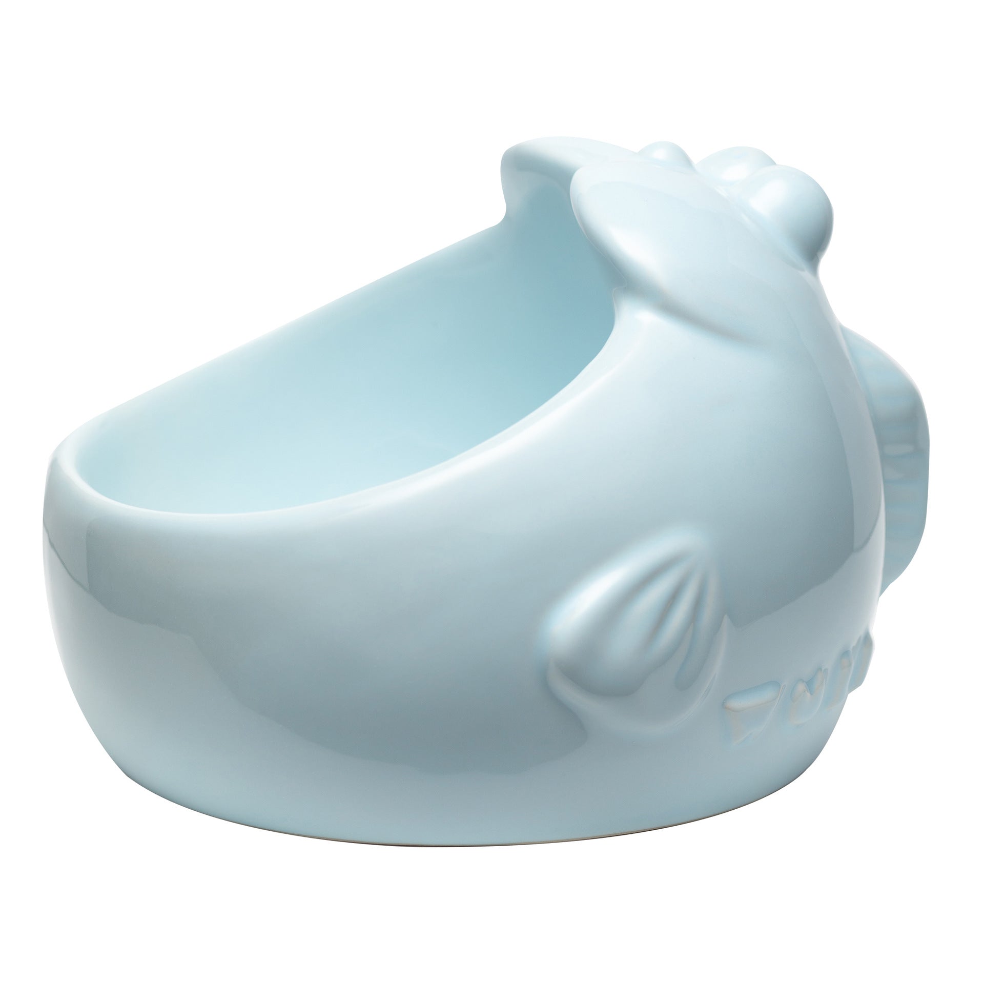 HKM-3299261 Cute Bunny and Octopus Ceramic Pet Bowls - Pink, Blue, Teal Green, Purple Options