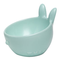 HKM-3299261 Cute Bunny and Octopus Ceramic Pet Bowls - Pink, Blue, Teal Green, Purple Options