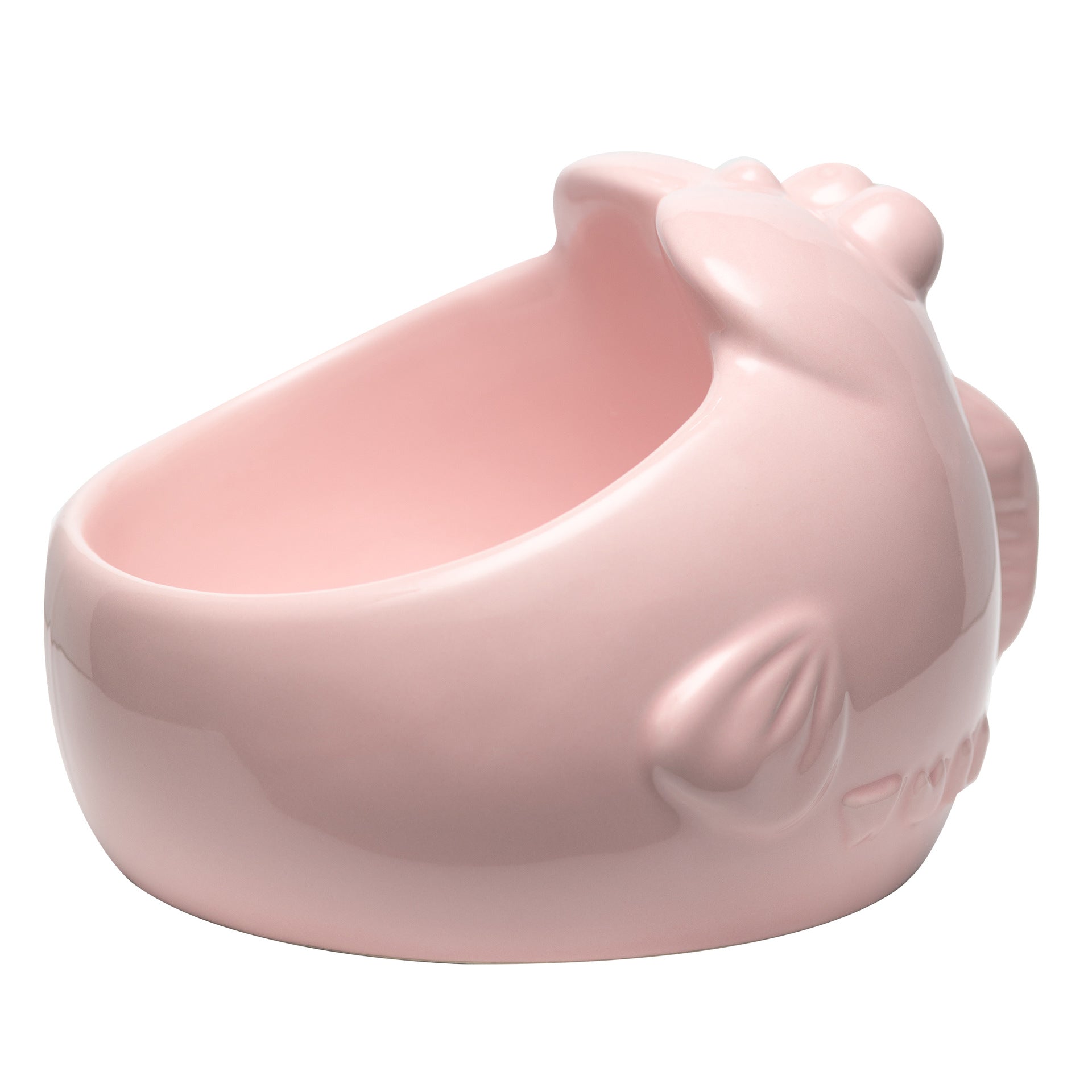 HKM-3299261 Cute Bunny and Octopus Ceramic Pet Bowls - Pink, Blue, Teal Green, Purple Options