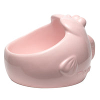 HKM-3299261 Cute Bunny and Octopus Ceramic Pet Bowls - Pink, Blue, Teal Green, Purple Options