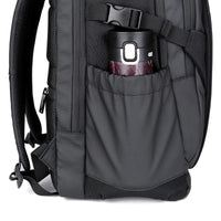 HKM-330003 Large Capacity Waterproof 17 Inch Student Backpack in Durable Polyester for Business and Daily Use