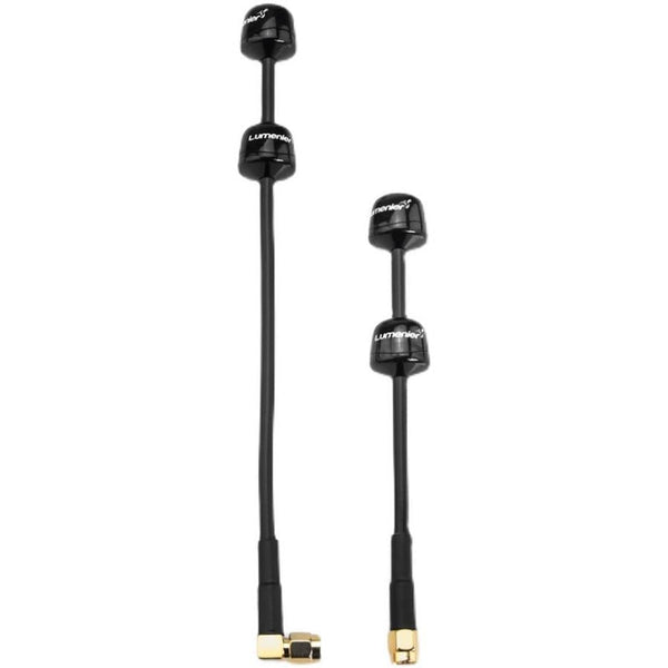 HKM-330003 Lumenier Double AXII2 5.8G Long Range FPV Antenna, 13684 Straight or 13686 Elbow