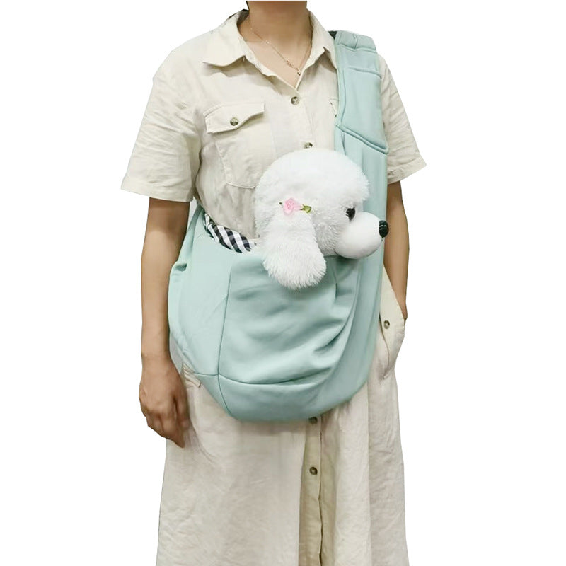 HKM-3301309 Adjustable Shoulder Strap Pet Carrier Bag for Dogs - Soft Polyester, Multiple Color Options