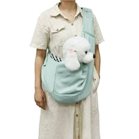 HKM-3301309 Adjustable Shoulder Strap Pet Carrier Bag for Dogs - Soft Polyester, Multiple Color Options