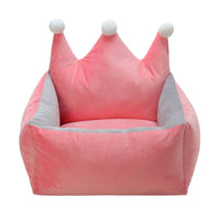 HKM-3303101 Crown-Shaped Removable & Washable Pet Bed for Small to Medium Dogs and Cats