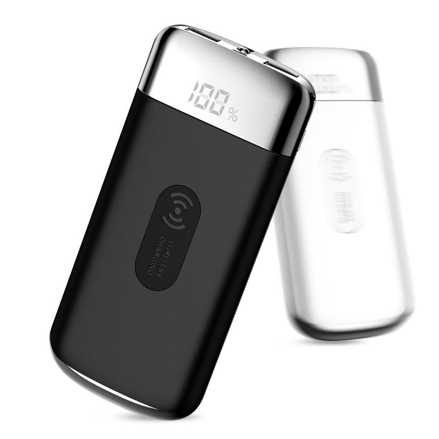 HKM-330323 20,000mAh Wireless Power Bank with Multi-Port Output and LCD Display