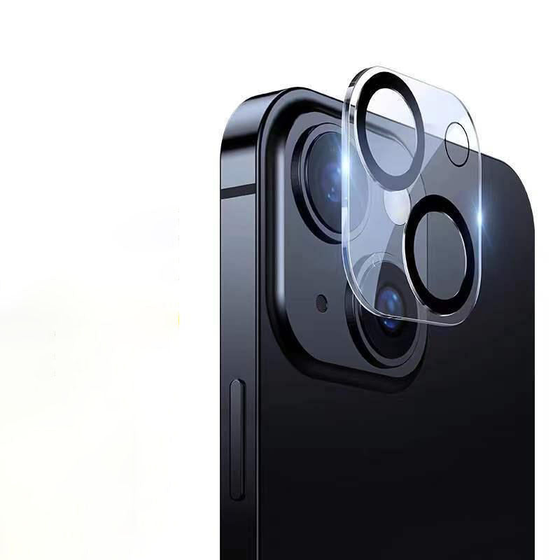 HKM-330323 3D Radian Lens Protection Film for iPhone 11, 12, 13, 14 - Tempered Glass, HD, Anti-Fingerprint, Explosion-Proof