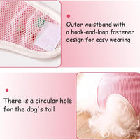 HKM-3303613 Washable Leakproof Dog Diapers with Disposable Reinforcing Pads for Female Dogs ¨C Reusable and Breathable Pet Care Essentials