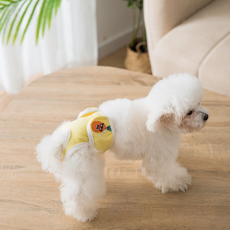 HKM-3303613 Washable Leakproof Dog Diapers with Disposable Reinforcing Pads for Female Dogs ¨C Reusable and Breathable Pet Care Essentials