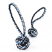 HKM-3305661 Cotton Rope Chew Toy for Dogs - Knot Ball for Teething and Stress Relief
