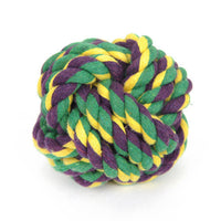HKM-3305661 Cotton Rope Chew Toy for Dogs - Knot Ball for Teething and Stress Relief