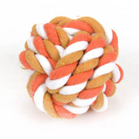 HKM-3305661 Cotton Rope Chew Toy for Dogs - Knot Ball for Teething and Stress Relief