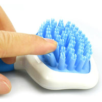 HKM-3306301 Silicone Pet Grooming Comb for Dogs and Cats - Bathing, Cleaning, and Massage Brush