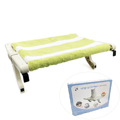 HKM-3306429 Universal Cat Bed for All Seasons - Bedside Window Sun Hammock with Soft Plush Material