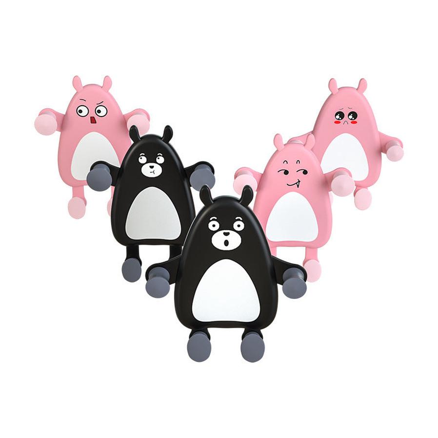HKM-330643 Creative Cartoon Car Air Outlet Phone Holder - Multifunctional Gravity Support | Various Cute Designs