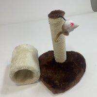 HKM-3308093 Multi-Level Cat Climbing Frame with Scratching Posts and Cozy Perches