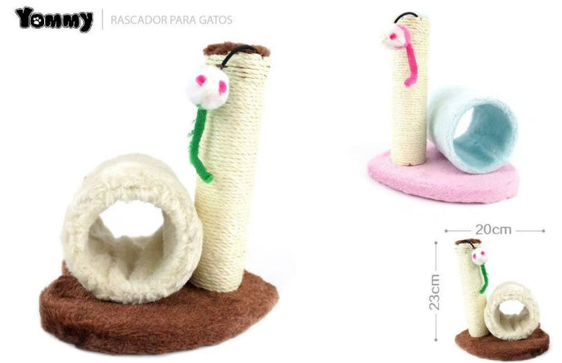 HKM-3308093 Multi-Level Cat Climbing Frame with Scratching Posts and Cozy Perches