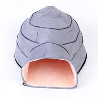 HKM-3308861 Cozy Cotton Wool Yurt Nest for Cats - Ideal for Pets Up to 5kg