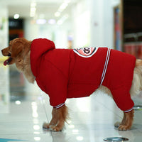 HKM-3308989 Heavy Padded Dog Apparel for Large Breeds - Red and Navy Options Available