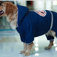HKM-3308989 Heavy Padded Dog Apparel for Large Breeds - Red and Navy Options Available