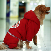 HKM-3308989 Heavy Padded Dog Apparel for Large Breeds - Red and Navy Options Available