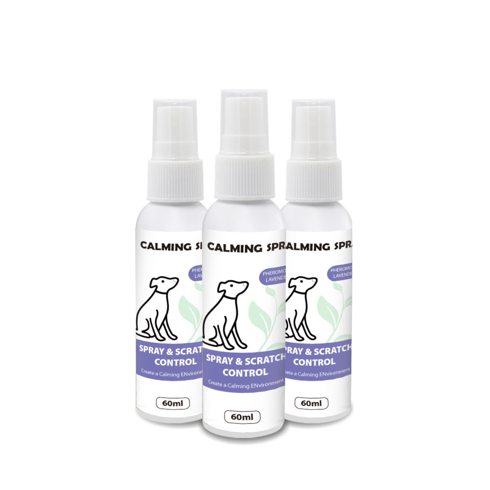 HKM-3309629 Organic Calming Spray for Dogs and Cats - Anxiety Relief Formula, 60ml