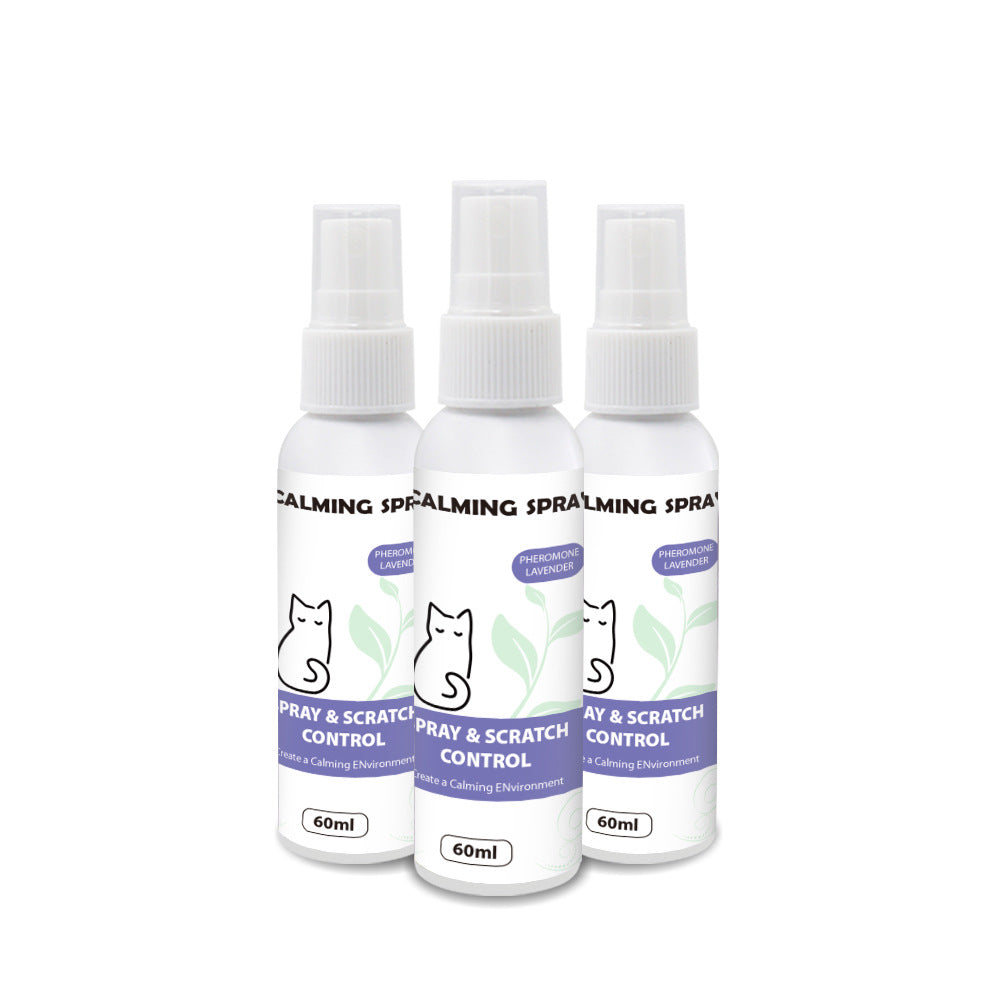 HKM-3309629 Organic Calming Spray for Dogs and Cats - Anxiety Relief Formula, 60ml